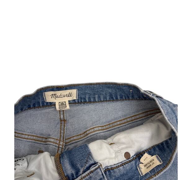 Madewell Jeans Modern Vintage High Rise Flare Denim Blue Jeans Size Women's 29 - Picture 5 of 5